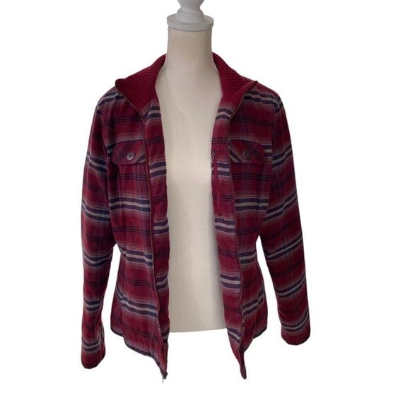 PrAna Women's Showdown Goose Down Jacket in Woodland Red Size Large - Picture 3 of 11